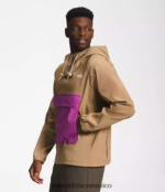 The North Face ropa NFHLJL595 flor de cactus marrón/púrpura utilitario hombres jersey clase v - Image 3