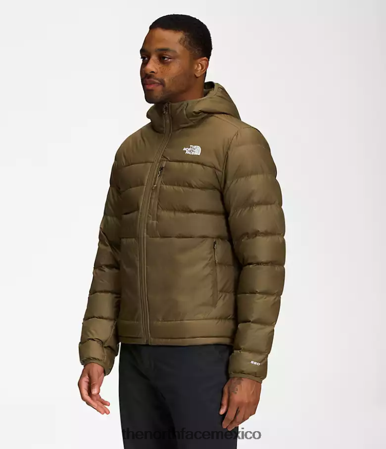 The North Face ropa NFHLJL596 oliva militar hombres sudadera con capucha aconcagua 2 - Image 3