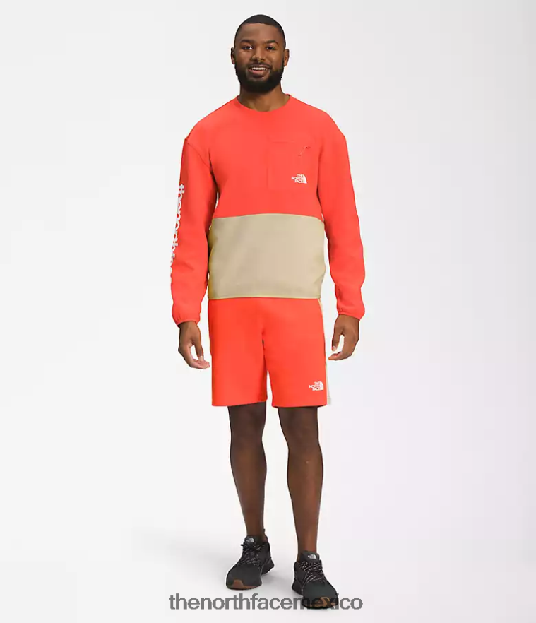 The North Face ropa NFHLJL603 grava/naranja retro hombres equipo técnico tnf - Image 2
