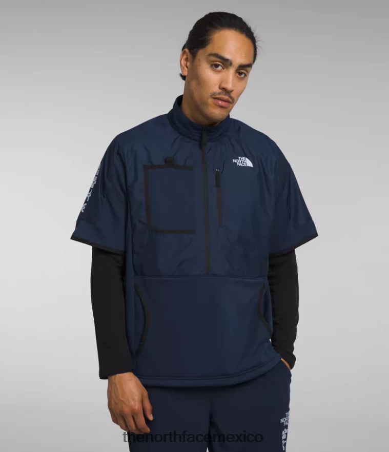 The North Face ropa NFHLJL606 cumbre azul marino/tnf negro hombres sobrecamisa cálida de invierno trailwear - Image 1