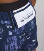 The North Face ropa NFHLJL625 estampado remix de naturaleza en azul marino de la cumbre mujer pantalones cortos trailwear okt - Image 6