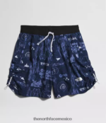 The North Face ropa NFHLJL625 estampado remix de naturaleza en azul marino de la cumbre mujer pantalones cortos trailwear okt - Image 7