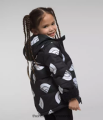 The North Face ropa NFHLJL634 Logotipo tnf negro de próxima generación estampado niños chaqueta reversible con capucha y cremallera completa mt chimbo - Image 3
