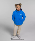 The North Face ropa NFHLJL635 azul optico niños chaqueta reversible con capucha y cremallera completa mt chimbo - Image 2