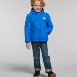The North Face ropa NFHLJL635 azul optico niños chaqueta reversible con capucha y cremallera completa mt chimbo
