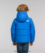 The North Face ropa NFHLJL635 azul optico niños chaqueta reversible con capucha y cremallera completa mt chimbo - Image 3