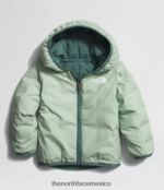 The North Face ropa NFHLJL636 sabio oscuro bebé chamarra reversible con capucha y termobola - Image 3