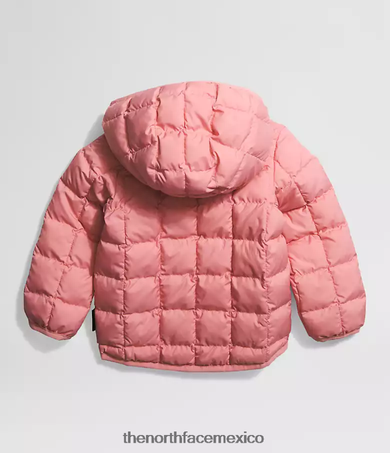 The North Face ropa NFHLJL637 rosa sombría bebé chamarra reversible con capucha y termobola - Image 2