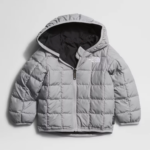 The North Face ropa NFHLJL638 fusionar gris bebé chamarra reversible con capucha y termobola