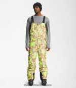 The North Face ropa NFHLJL657 impresión de pincel marrón utilitario hombres baberos libertad