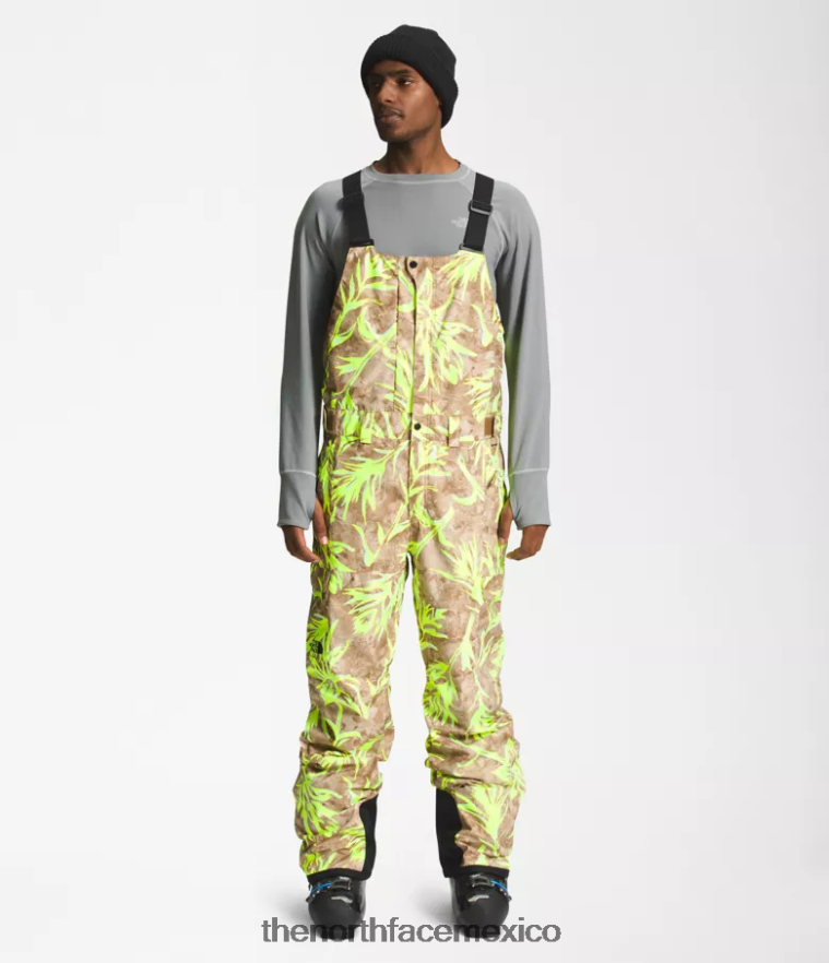 The North Face ropa NFHLJL657 impresión de pincel marrón utilitario hombres baberos libertad - Image 1