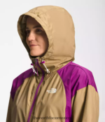 The North Face ropa NFHLJL674 piedra caqui/flor de cactus violeta/gardenia blanco mujer chaqueta hidrenalina 2000-25'' de largo - Image 4