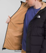 The North Face ropa NFHLJL689 negro niños parka con forro polar North Down - Image 4