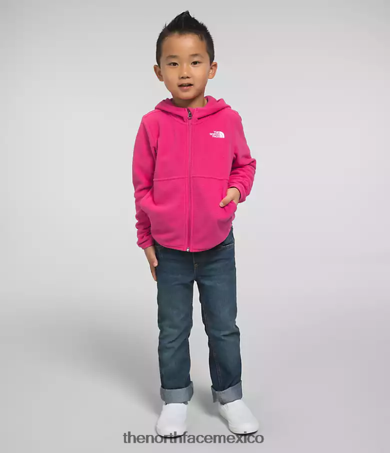 The North Face ropa NFHLJL692 señor. rosa niños sudadera con capucha y cierre completo glaciar - Image 2