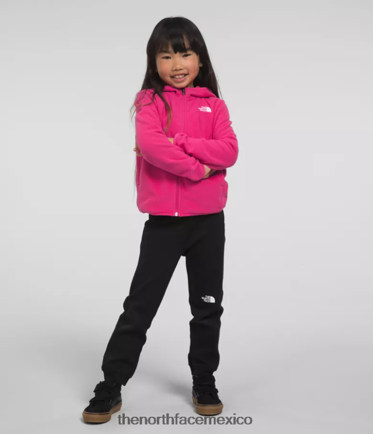 The North Face ropa NFHLJL692 señor. rosa niños sudadera con capucha y cierre completo glaciar - Image 1