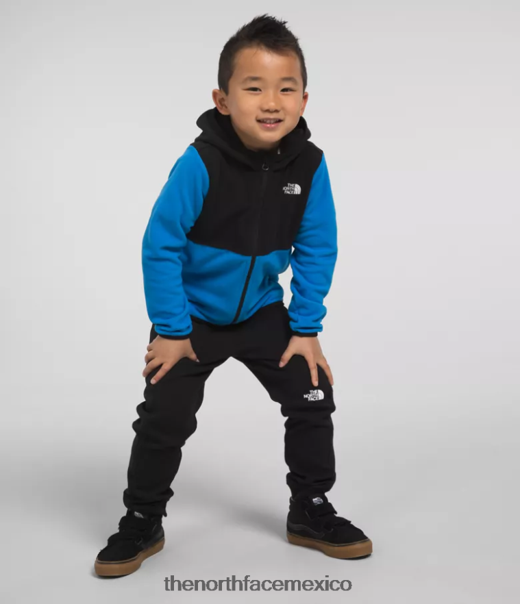 The North Face ropa NFHLJL693 azul optico niños sudadera con capucha y cierre completo glaciar - Image 1