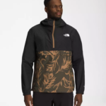 The North Face ropa NFHLJL700 Impresión de pincel tnf negro/marrón utilitario hombres anorak anorak