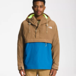 The North Face ropa NFHLJL702 marrón utilitario/azul supersónico hombres 78 windjammer de baja fidelidad y alta tecnología