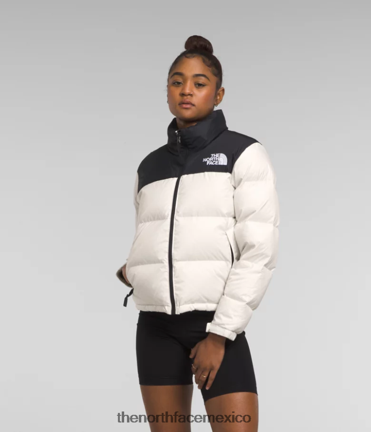The North Face ropa NFHLJL724 gardenia blanca mujer chaqueta retro nuptse 1996 - Image 1