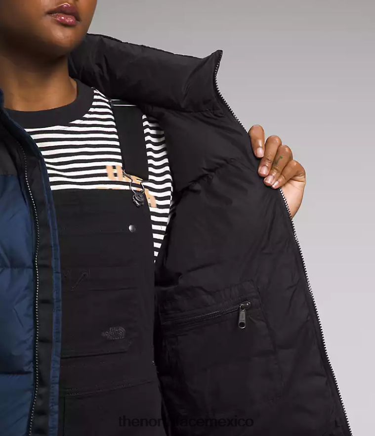 The North Face ropa NFHLJL726 cumbre azul marino/tnf negro mujer chaqueta retro nuptse 1996 - Image 4
