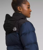 The North Face ropa NFHLJL726 cumbre azul marino/tnf negro mujer chaqueta retro nuptse 1996 - Image 5
