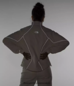 The North Face ropa NFHLJL732 gardenia blanca mujer chaqueta cortavientos con ribetes tek - Image 4