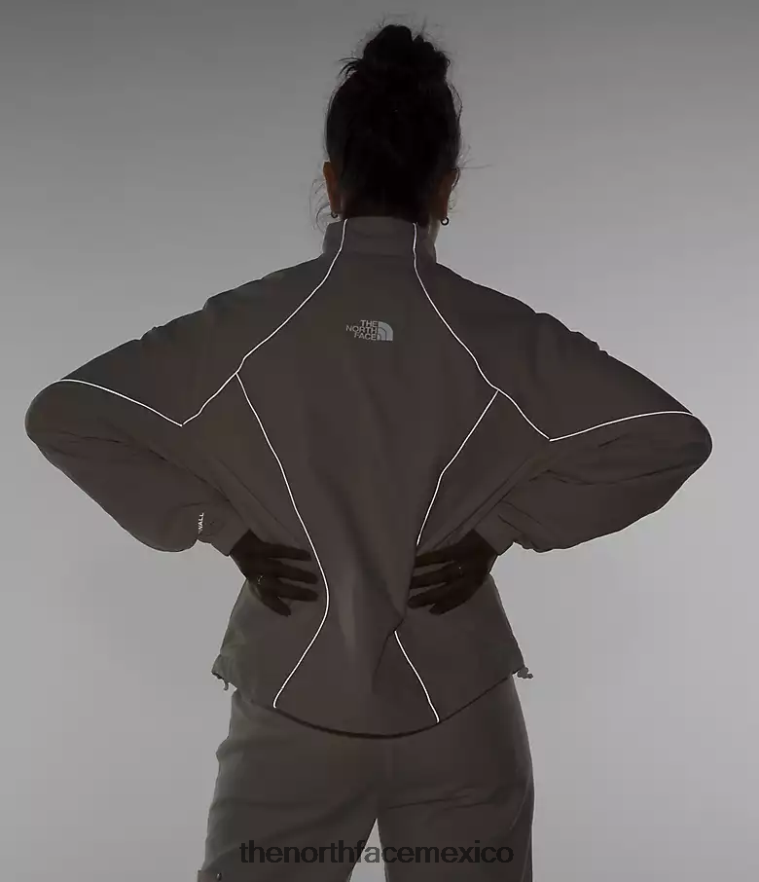 The North Face ropa NFHLJL732 gardenia blanca mujer chaqueta cortavientos con ribetes tek - Image 4