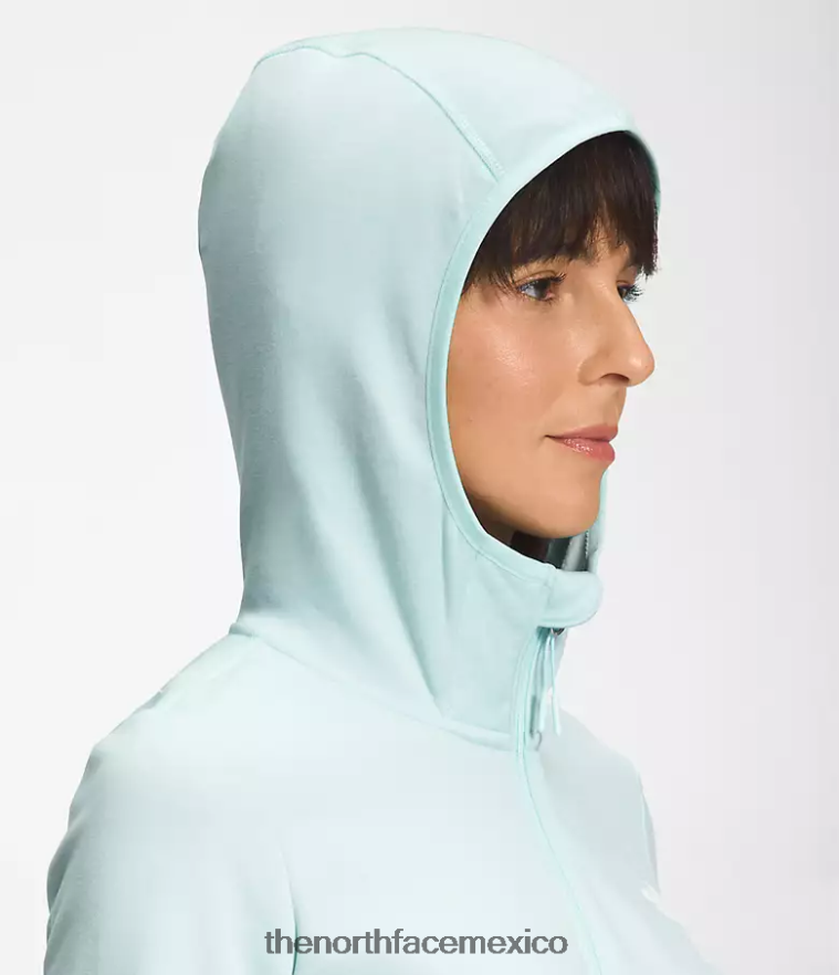 The North Face ropa NFHLJL745 claraboya azul blanco brezo mujer sudadera con capucha de canyonlands - Image 4
