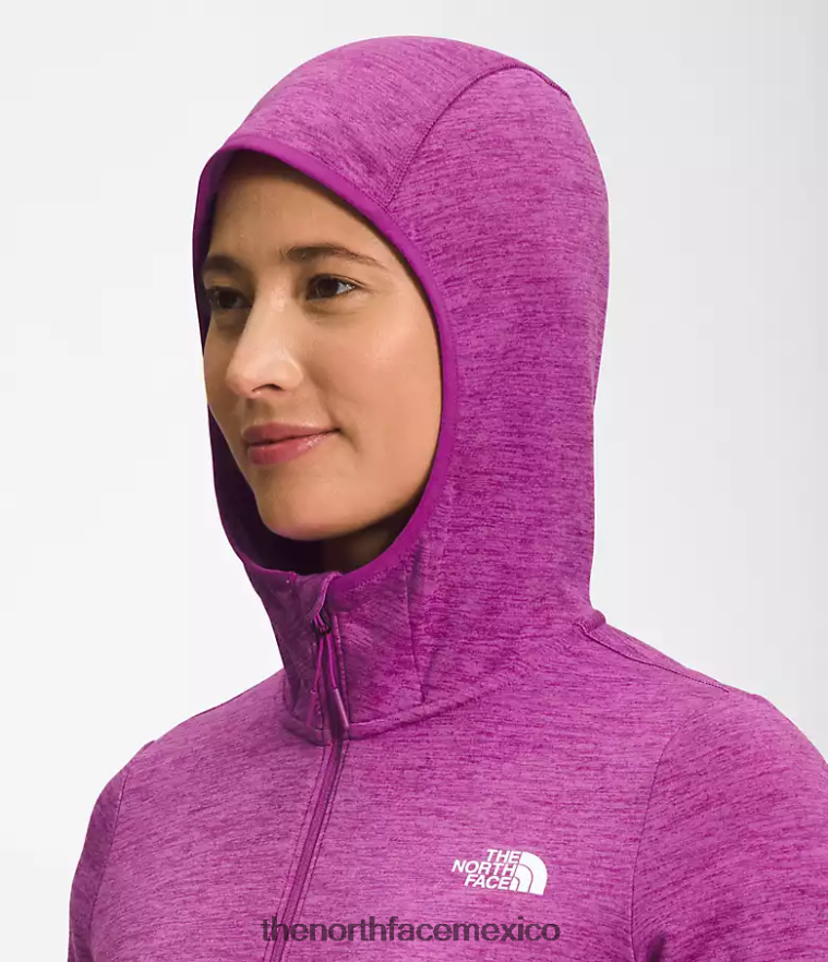 The North Face ropa NFHLJL747 flor de cactus púrpura brezo blanco mujer sudadera con capucha de canyonlands - Image 4
