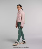 The North Face ropa NFHLJL74 musgo rosa niños chaqueta combinada de lana - Image 3
