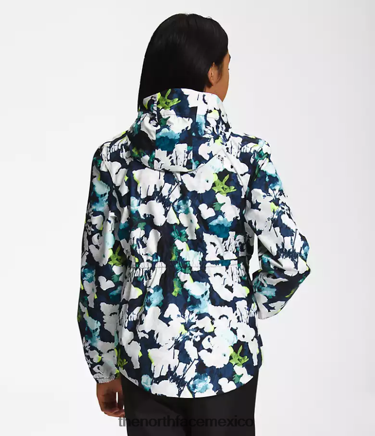The North Face ropa NFHLJL758 estampado abstracto en azul marino summit niños chaqueta de lluvia anora - Image 2