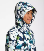 The North Face ropa NFHLJL758 estampado abstracto en azul marino summit niños chaqueta de lluvia anora - Image 4