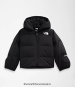 The North Face ropa NFHLJL764 negro bebé chaqueta con capucha North Down