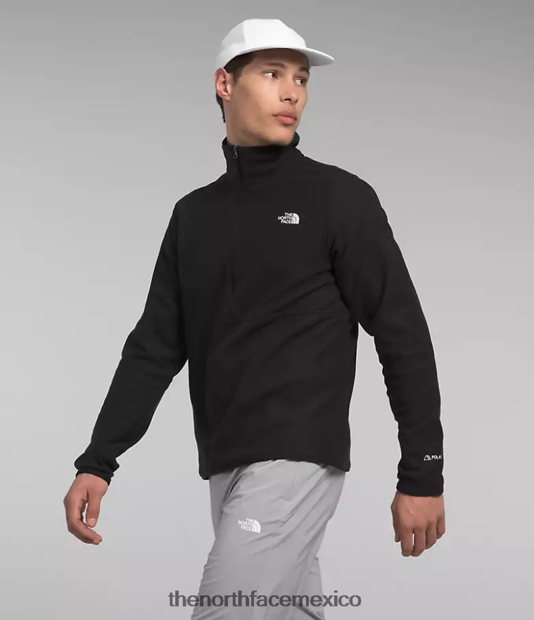 The North Face ropa NFHLJL778 negro hombres polartec alpino 100 -zip - Image 3