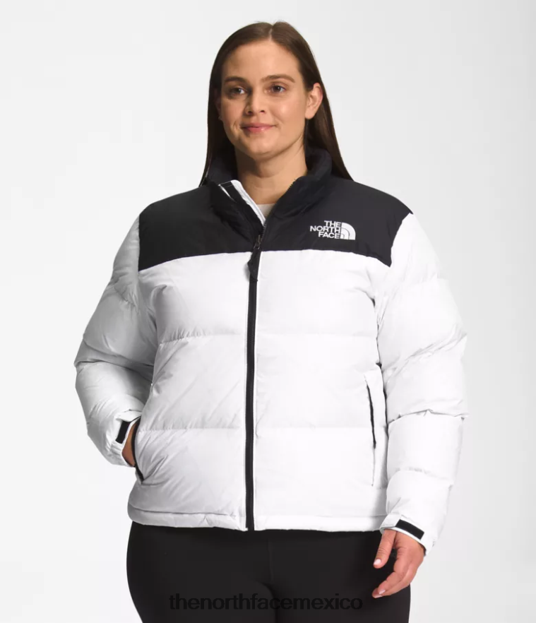 The North Face ropa NFHLJL798 blanco mujer chaqueta nuptse retro 1996 - Image 1