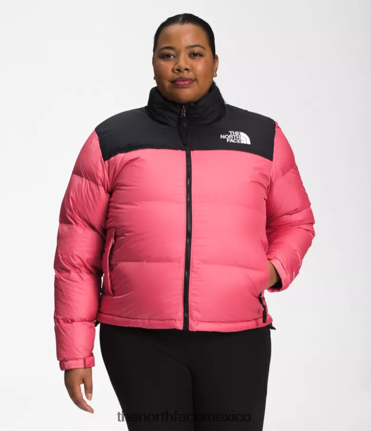 The North Face ropa NFHLJL799 rosa cosmos mujer chaqueta nuptse retro 1996 - Image 1
