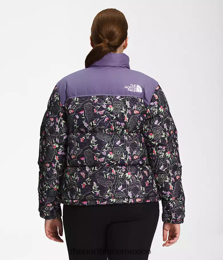 The North Face ropa NFHLJL801 tnf negro iwd imprimir mujer chaqueta nuptse retro 1996 - Image 2