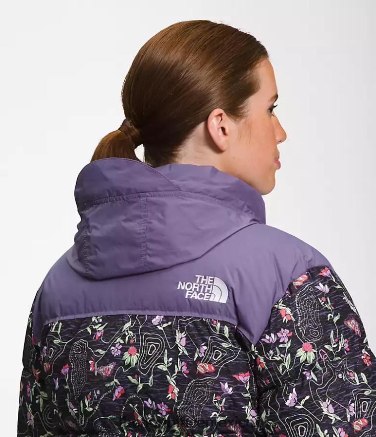The North Face ropa NFHLJL801 tnf negro iwd imprimir mujer chaqueta nuptse retro 1996 - Image 5