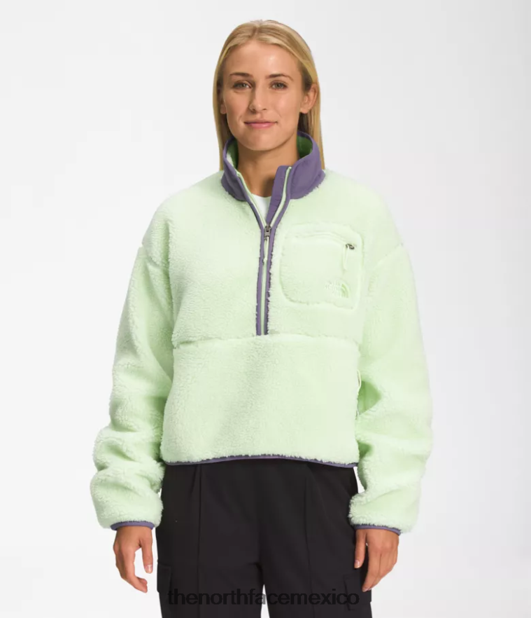 The North Face ropa NFHLJL805 crema de lima/pizarra lunar mujer jersey de pelo extremo - Image 1