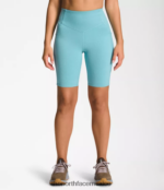The North Face ropa NFHLJL811 Brezo de aguas de arrecife mujer dune sky pantalones cortos ajustados de 9''
