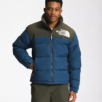 The North Face ropa NFHLJL826 azul sombreado/nuevo verde topo hombres 92 nuptse de baja fidelidad y alta tecnología