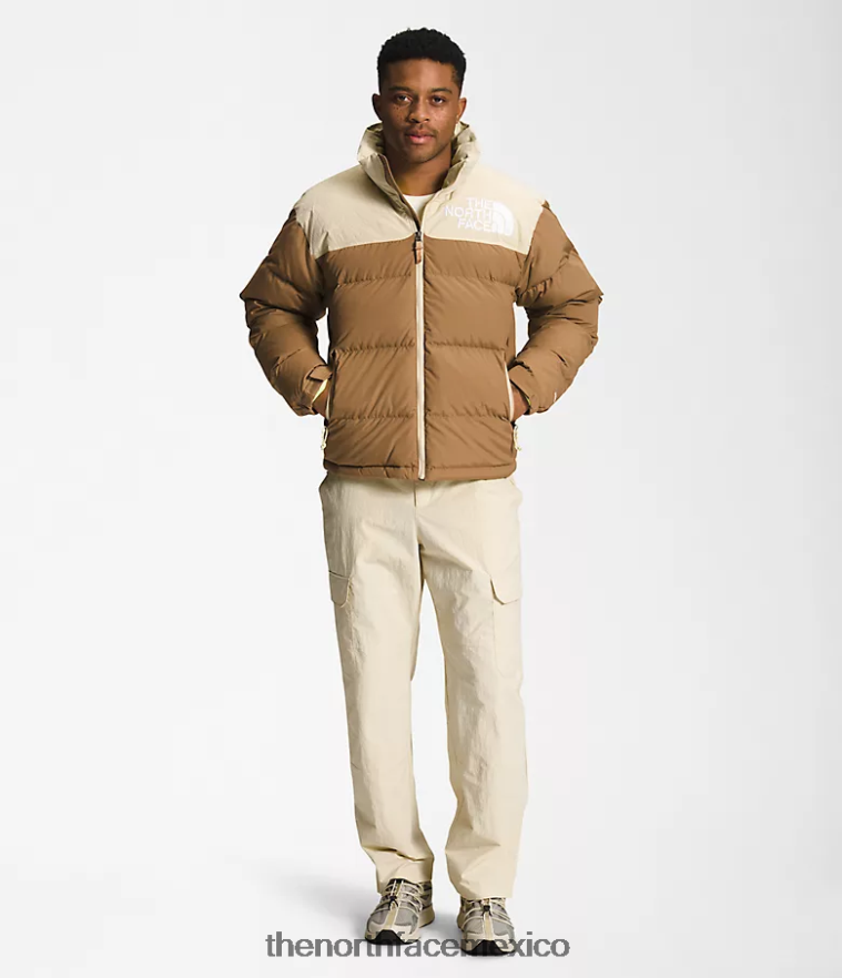 The North Face ropa NFHLJL827 marrón utilitario/grava hombres 92 nuptse de baja fidelidad y alta tecnología - Image 2
