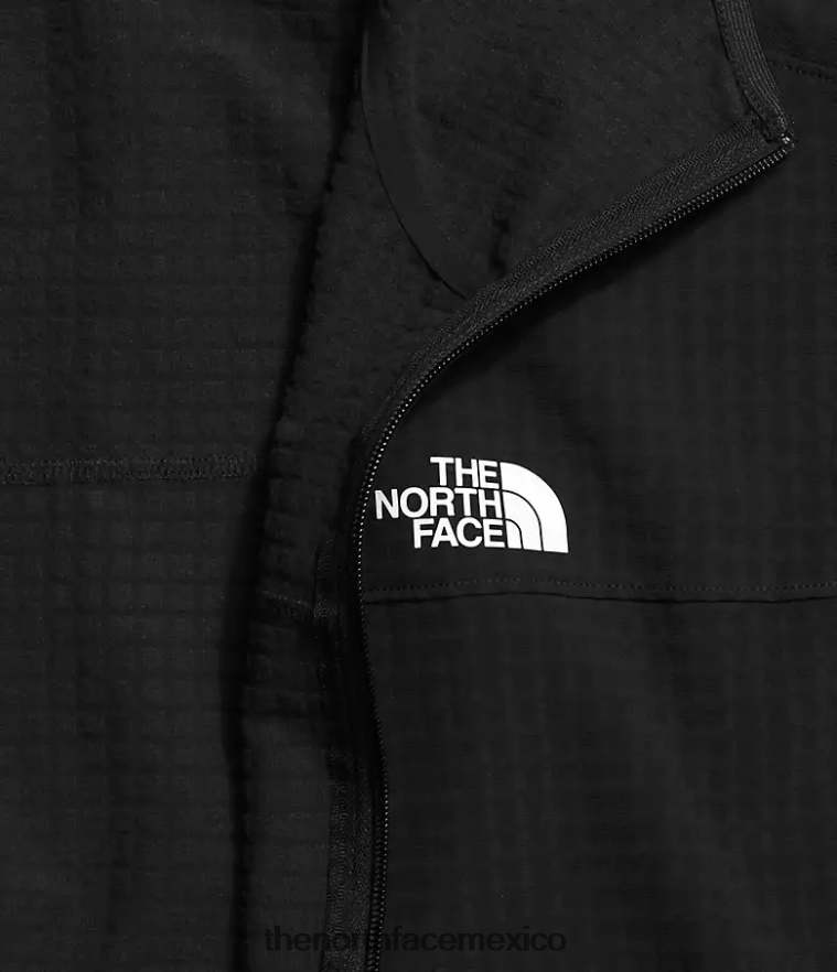 The North Face ropa NFHLJL833 negro hombres sudadera con capucha tekware grid - Image 3