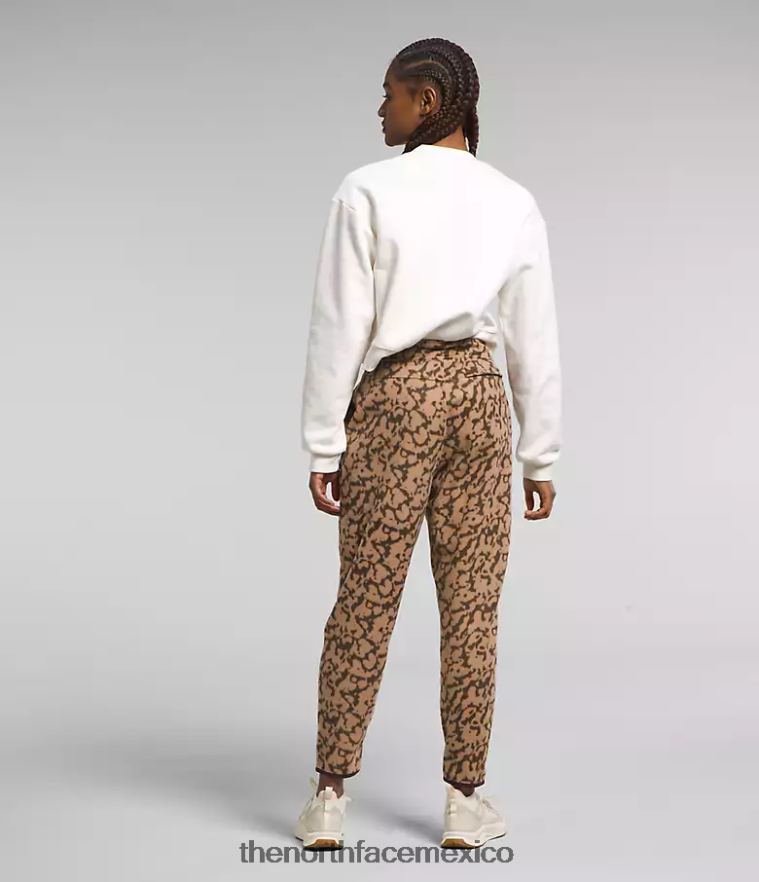 The North Face ropa NFHLJL844 estampado de tinte gráfico de mantequilla de almendras mujer pantalones alpinos polartec 100 - Image 2