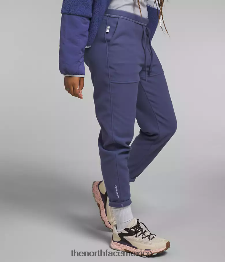 The North Face ropa NFHLJL845 cueva azul mujer pantalones alpinos polartec 100 - Image 4