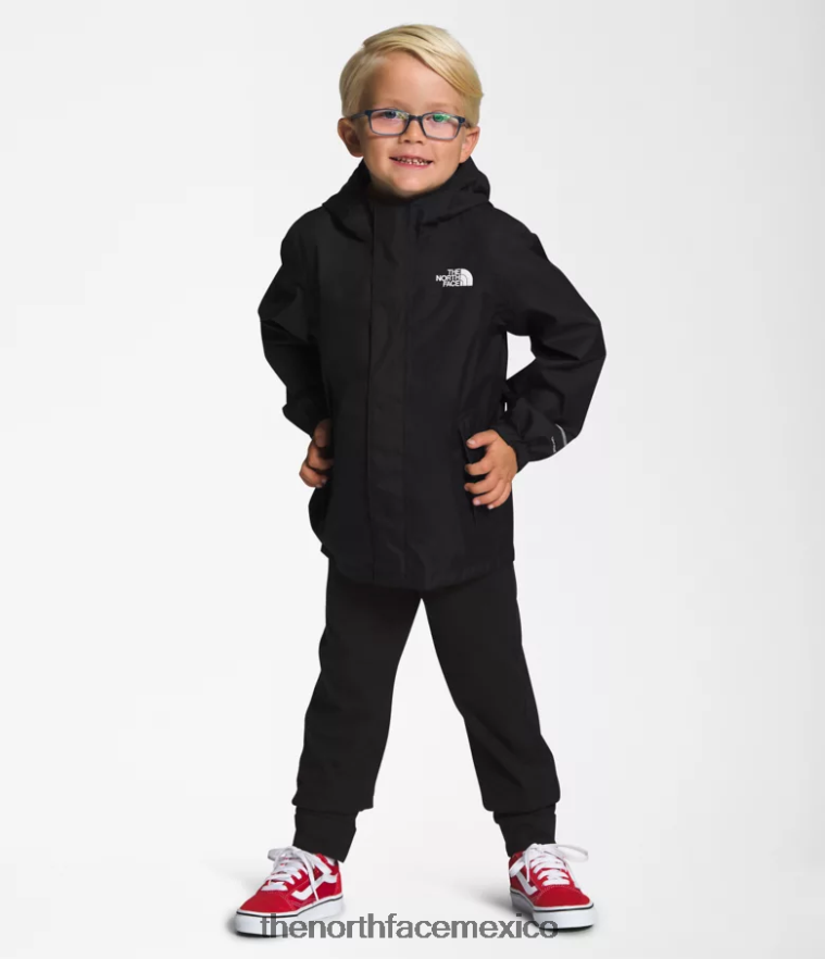 The North Face ropa NFHLJL84 negro niños chaqueta de lluvia anora - Image 1