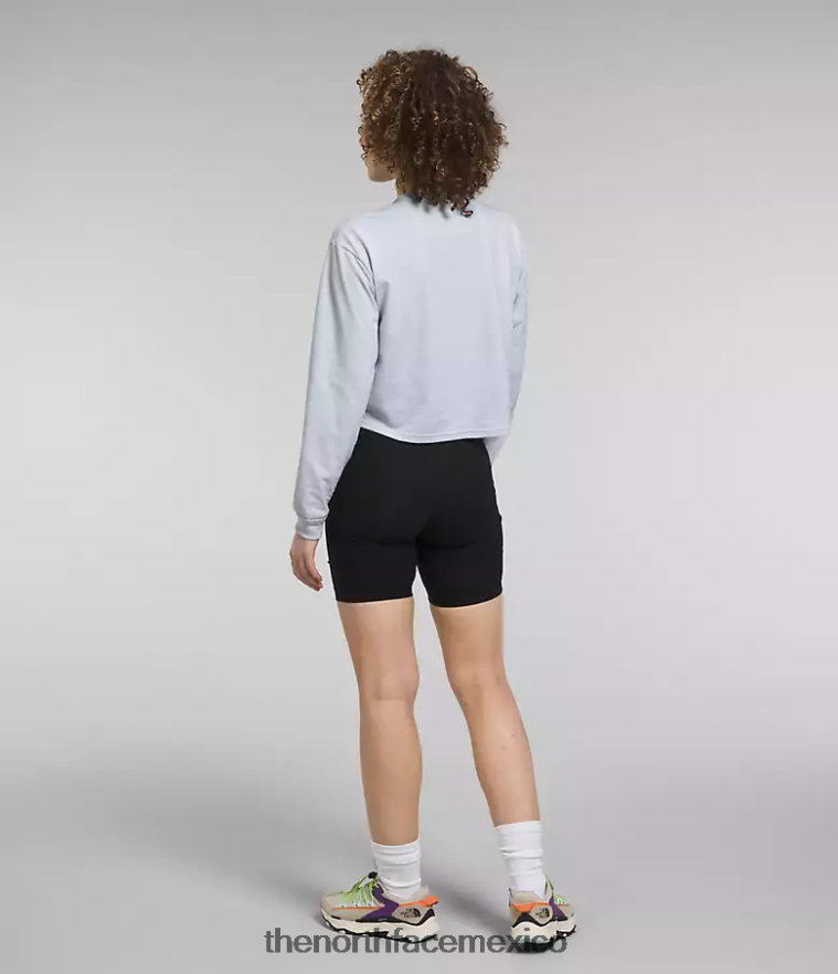 The North Face ropa NFHLJL850 bígaro polvoriento mujer camiseta de manga larga con parche tradicional - Image 2