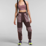 The North Face ropa NFHLJL853 marrón carbón/gris leonado mujer joggers trailwear okt flash