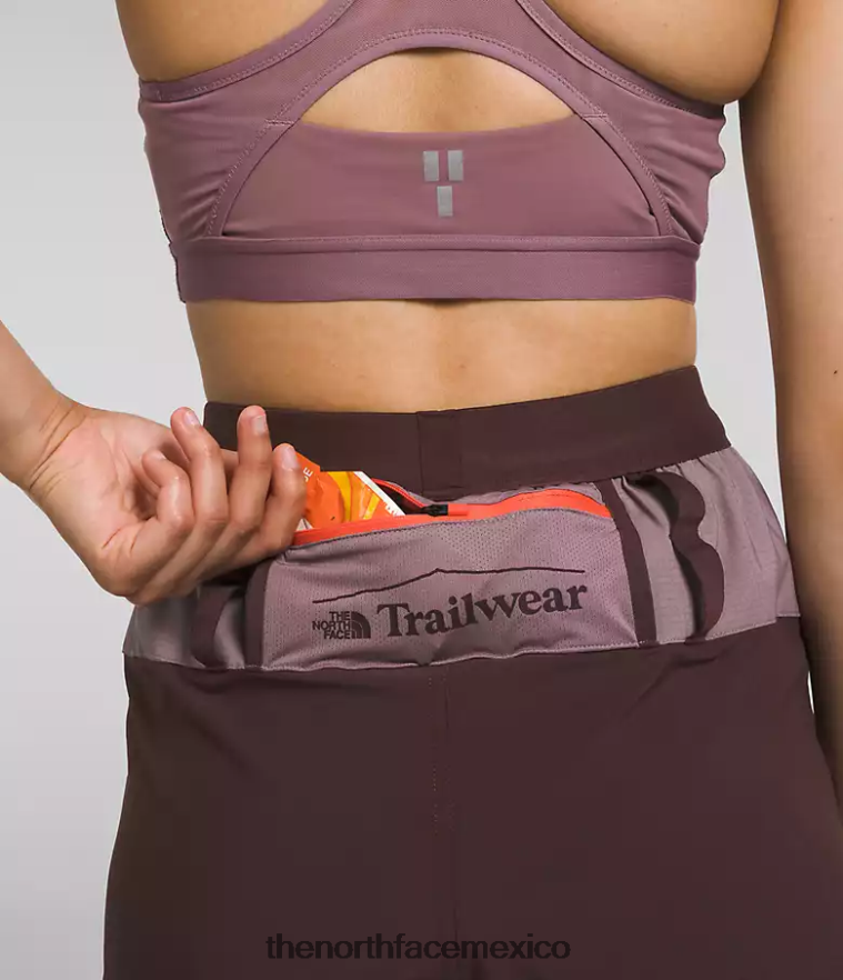 The North Face ropa NFHLJL853 marrón carbón/gris leonado mujer joggers trailwear okt flash - Image 6