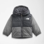 The North Face ropa NFHLJL865 tnf gris medio jaspeado bebé chaqueta reversible con capucha y cremallera completa mt chimbo
